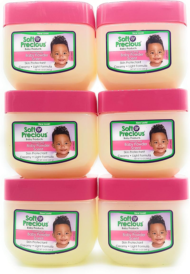 Soft & Precious Nursery Jelly Pink Baby Powder Scent 6 Pack 13oz