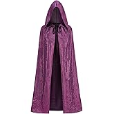 Colorful House Unisex Laser Shining Cloak Bling Bling Cape Hooded Full Length Halloween Party Dress Up