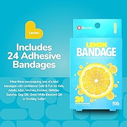 BioSwiss Bandages, Lemon Print Self Adhesive