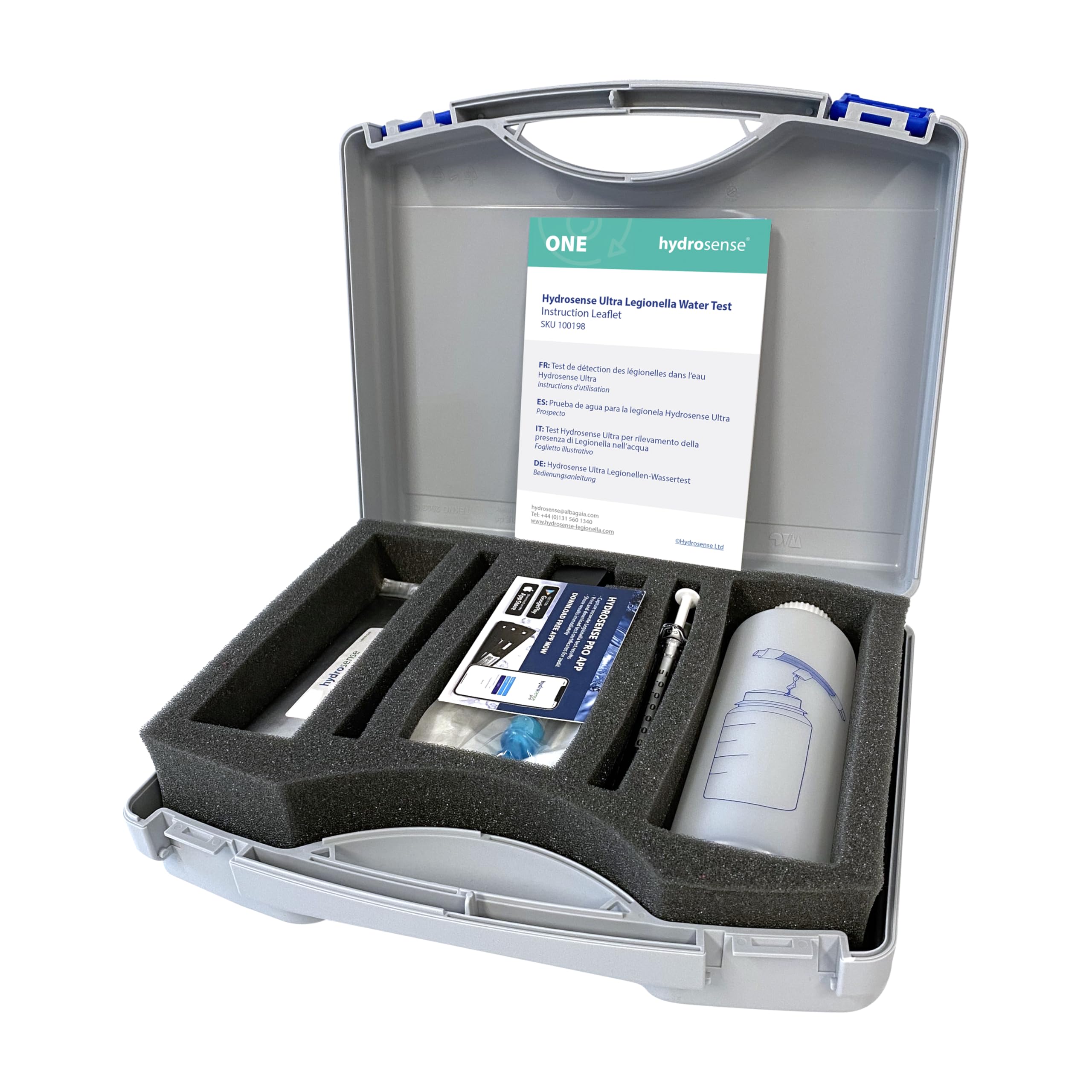 Hydrosense One Ultra Rapid Legionella Industrial Water Test (5 tests) – 100CFU