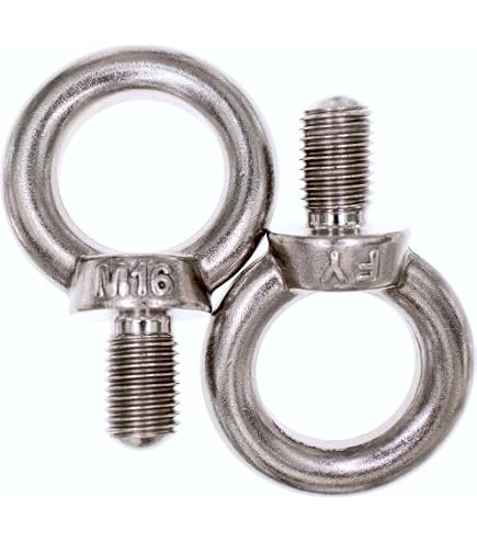 Stainless Steel Full Thread SS 304 Lifting Eye Bolt at ₹ /number in