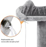 Yaheetech Cat Tree 158cm Cat Tower with Scratching Posts and 2 Houses view 7