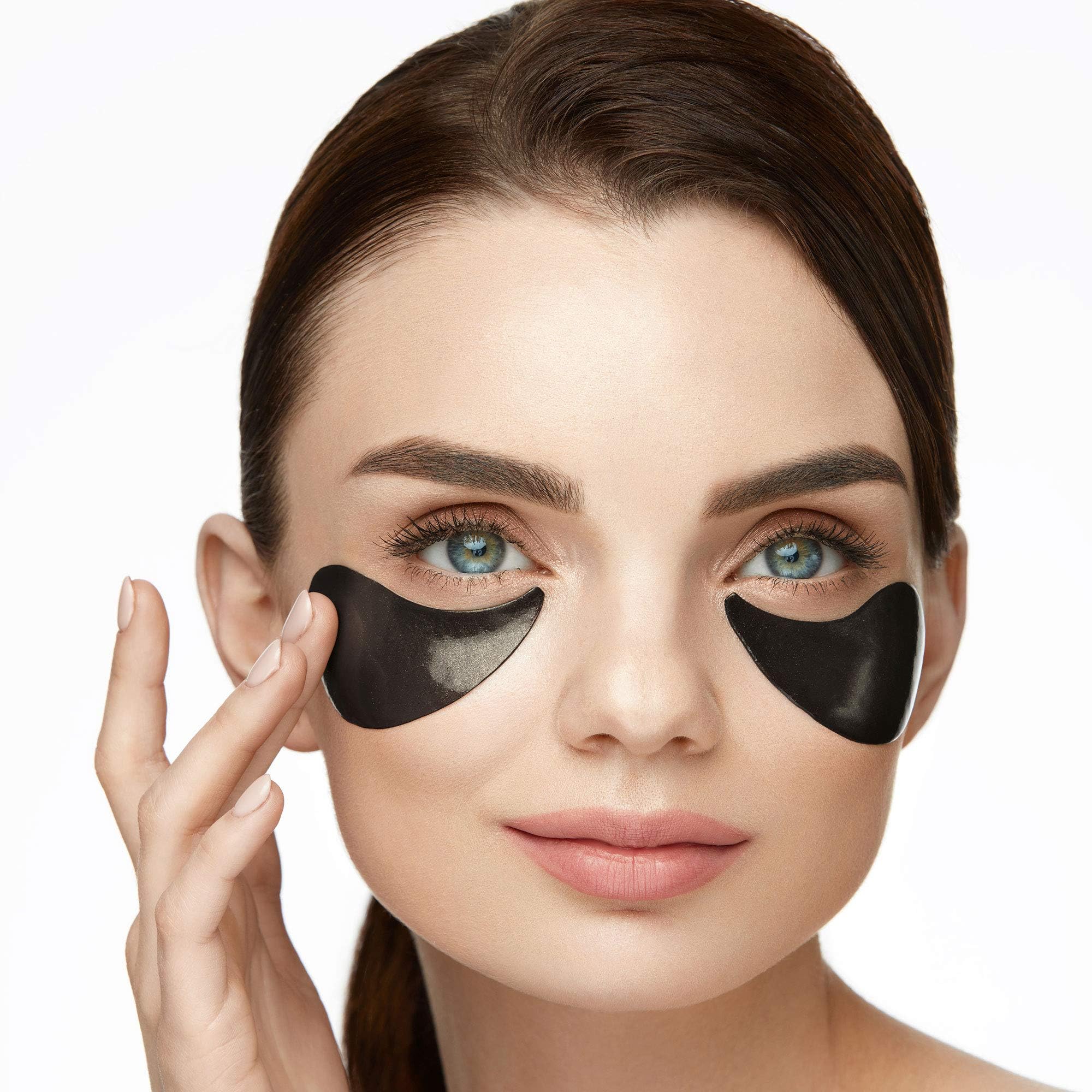 Dead Sea Collagen Hydra-Gel Eye Masks Lift & Firm with Dead Sea Mud, Collagen & Hyaluronic Acid to Reduce Wrinkles, Puffiness & Dark Circles โ Uptown Lashes (10-pack, Black)
