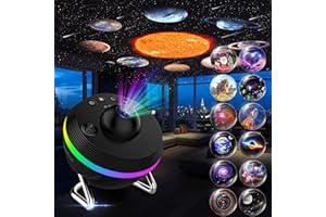 FlyLily Galaxy Projector, 13 in 1 HD Planetarium Galaxy Star Projector for Bedroom, Star Projector Galaxy Light with Timer, Meteor & RGB Lighting Effects, Galaxy Light Projector for Kids, Adults