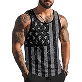 Mens Graphic Tank Tops Sleeveless Muscle Shirts Beach Palm Tree Hawaiian Gym Workout Tanks