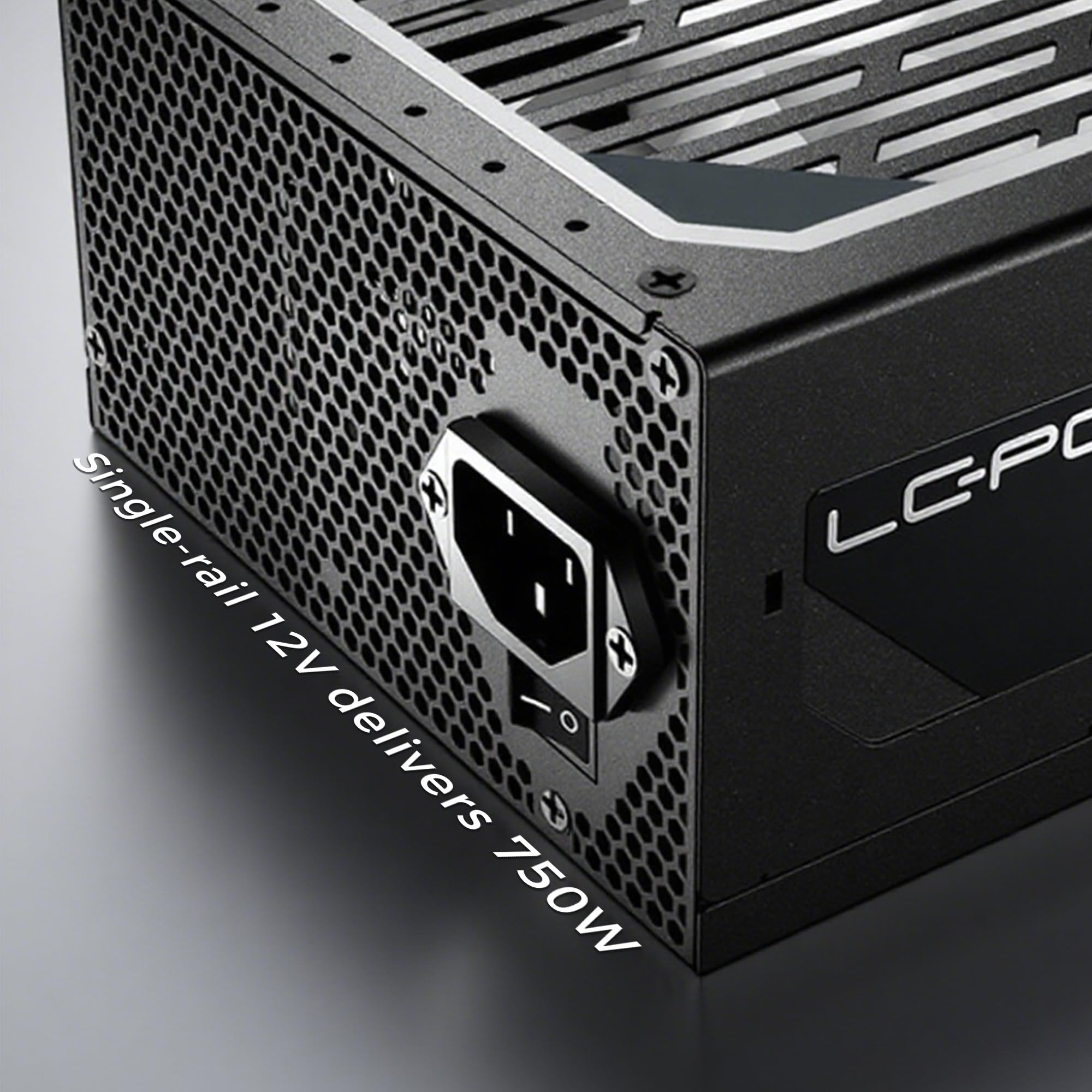 LC-POWER Netzteil PC 750W ATX 3.1 PCIE 5.1, Super Silent Modular PSU, 80 Plus Gold, 750 Watt PC-Netzteile mit 135mm Lüfter, 5-fache Sicherheitsschutz, Schwarz für Gaming & Arbeitsstationen 6