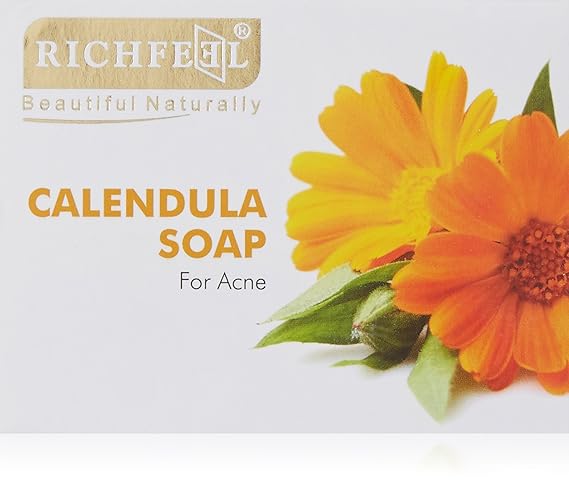 Richfeel Calendula Soap For Acne, 75g 