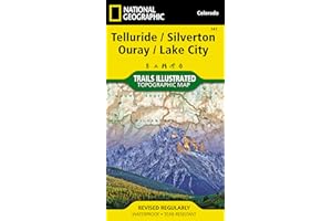 Telluride, Silverton, Ouray, Lake City Map (National Geographic Trails Illustrated Map, 141)