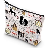 WCGXKO Bella Make-up-Tasche 'This Is The Skin Of A Killer' – Reißverschlusstasche Mit Innentasche, 22.9x18.3 Cm