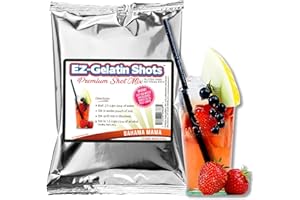 EZ-SQUEEZE Bahama Mama Jello Shot Mix 6.78 oz - Premium Gluten-Free Jello Mix for Tasty Jello Shots - Easy to Make EZ Gelatin Powder Mix for Jello Shots - Adult New Year and Holiday Party Supplies
