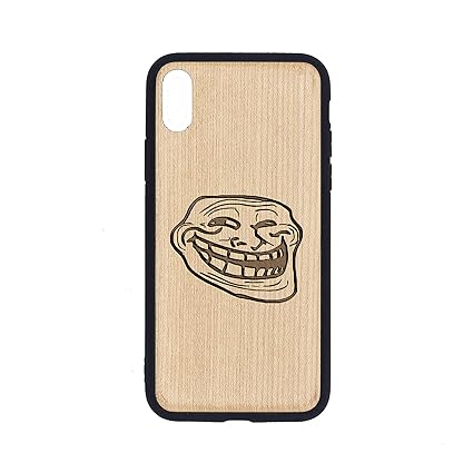 Téléchargement gratuit Images Amazon Com Troll Face Meme Iphone Xs Case Maple Premium Slim le plus cool salutations