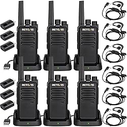 Retevis RT68 Two Way Radios with Earpiece, Heavy