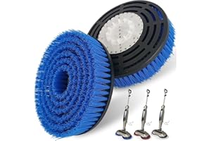 Mop Pad Replacement Brush Heads for Shark Steam Mop Pads Compatible with Shark S8201/S7000Series | for Deep Cleaning Hard Flo