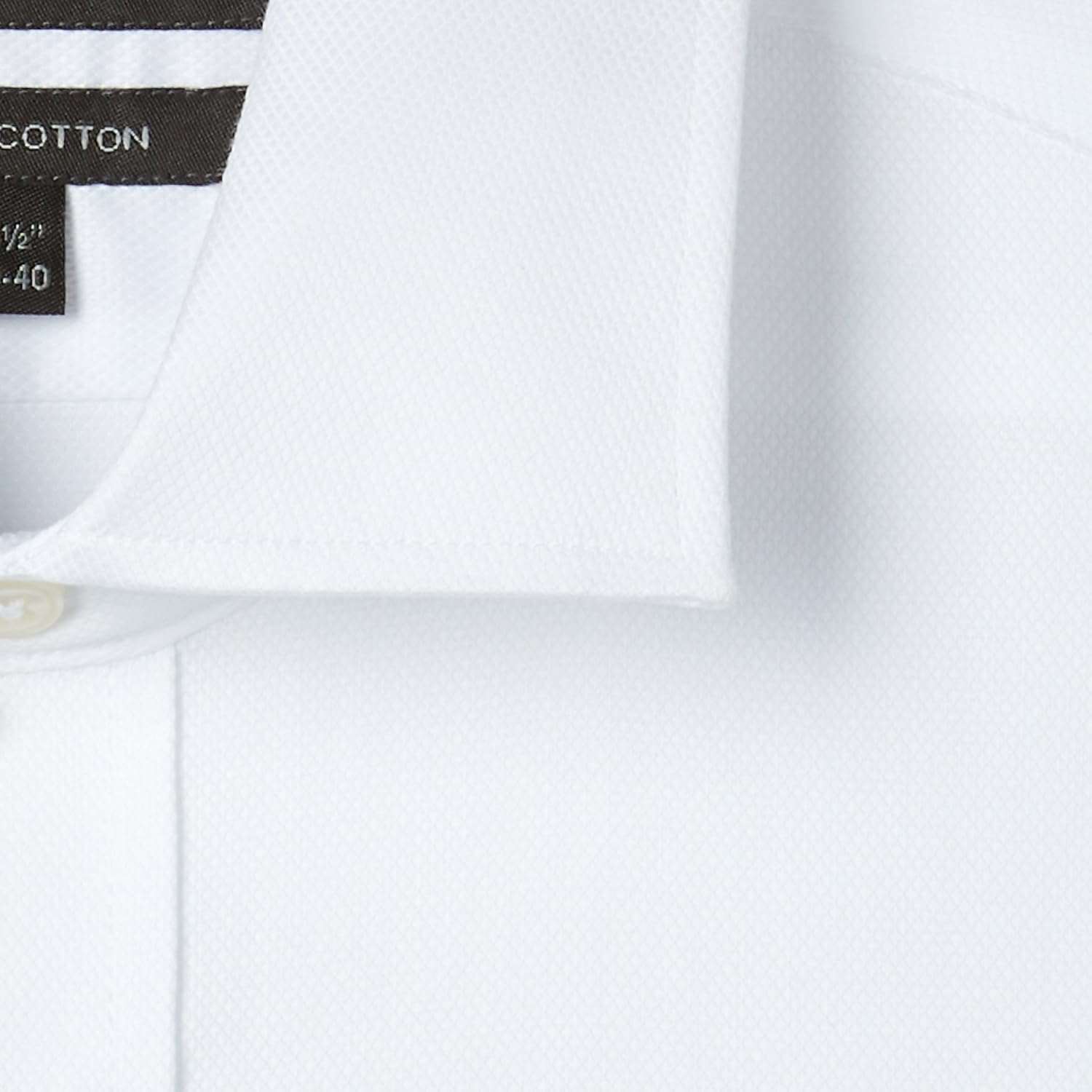 marks & spencer men's checkered slim fit formal shirt