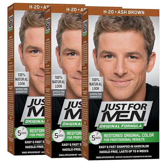 Buy Just For Men Shampoo In Hair Color Ash Brown 20 1 Application
