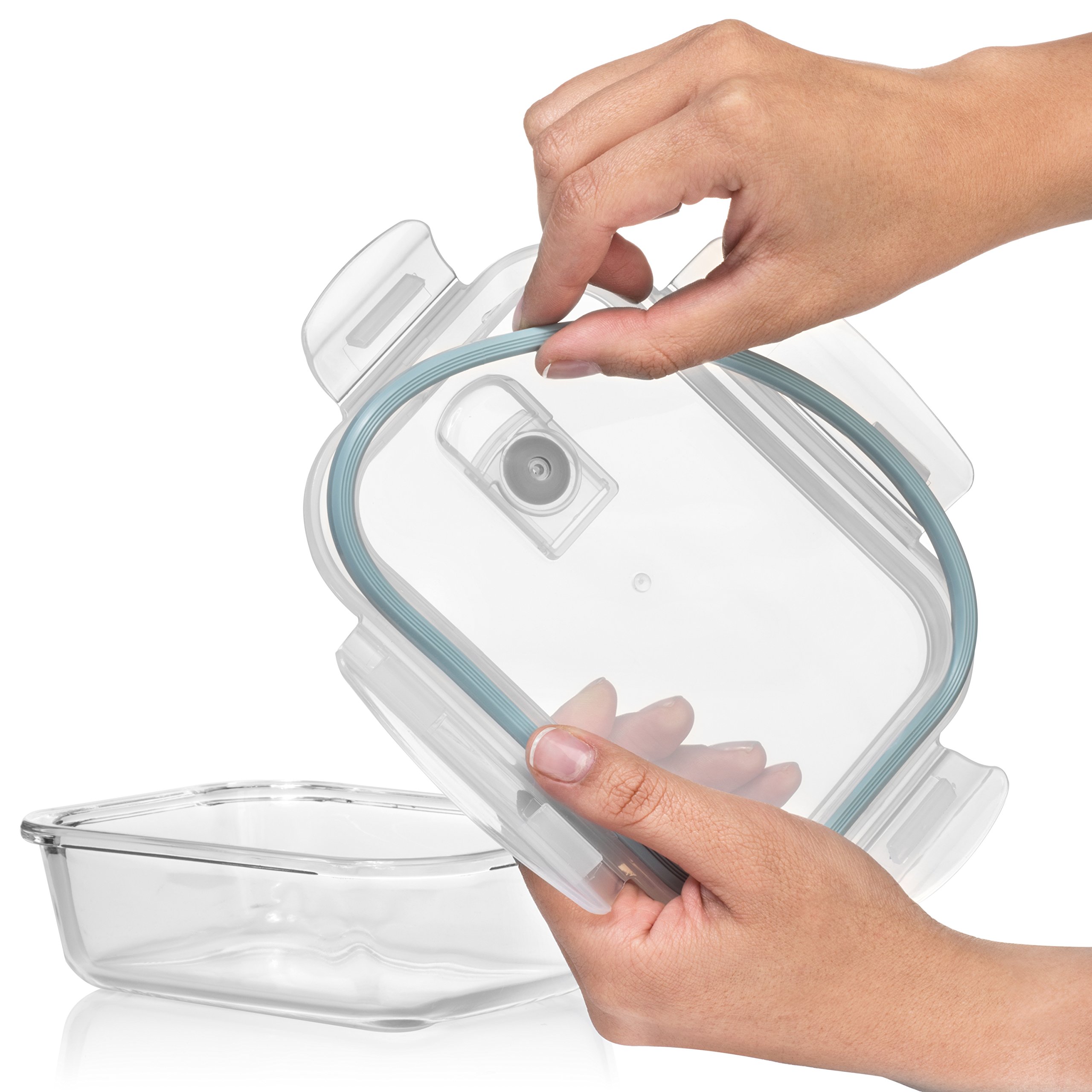 Razab 24 Piece Glass Food Storage Containers w/Airtight Lids