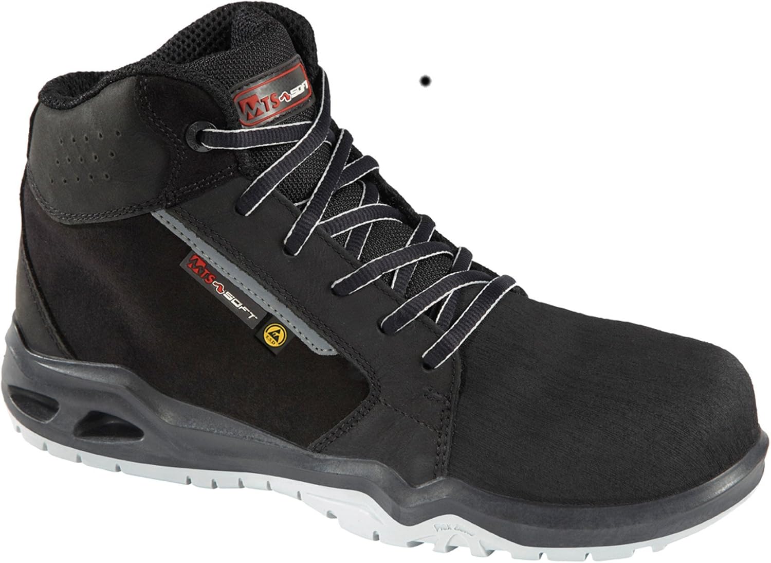 MTS MESD High Top Safety Boots Work Boots Vickers S3 Flex ESD, Weite 11 Black Amazon.co.uk