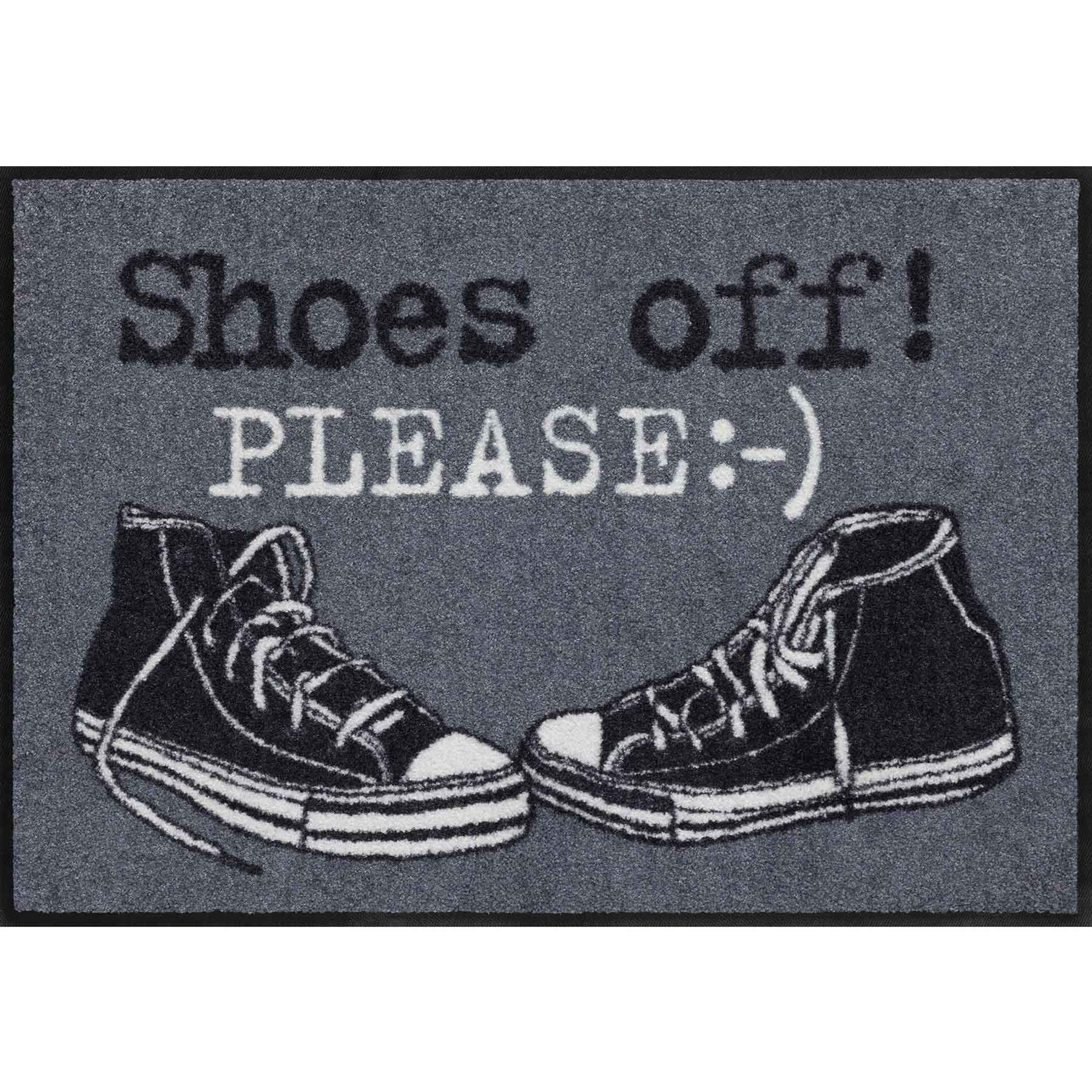 Salonloewe Doormat Grey Size 50x75 cm