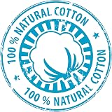 Sasma Home 2 x Cot Fitted Sheets 120x60cm 100% Cotton Blue view 5