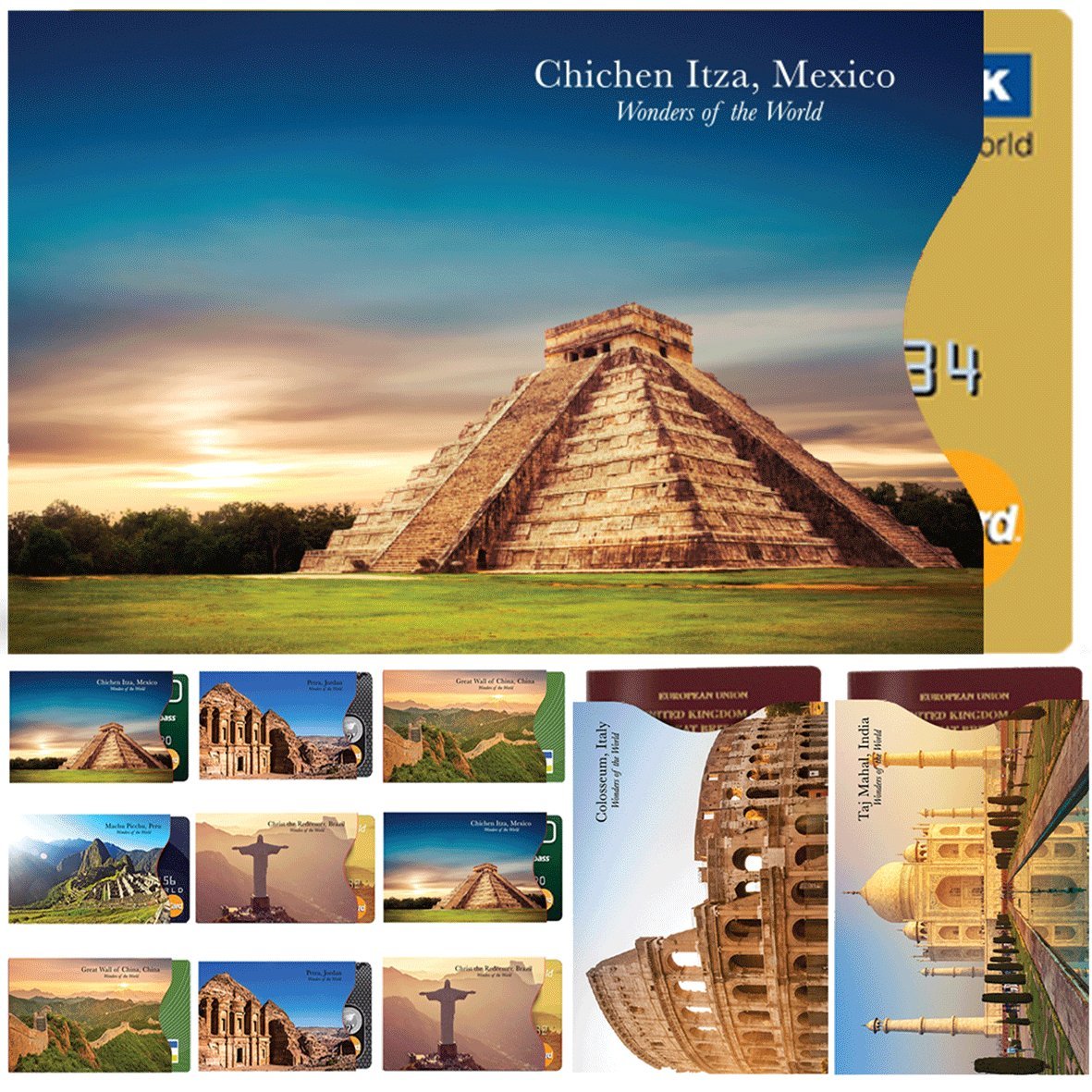 x Protectores de Bloqueo para Prevenir RFID – Fundas para Tarjeta de