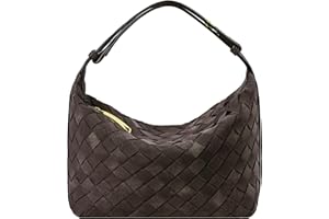 YLYYHH Vegan Leather Woven Tote Bag, Leather Braided Purse Clutch Purse, Woven Top-Handle Shoulder Handbag Crossbody Bag