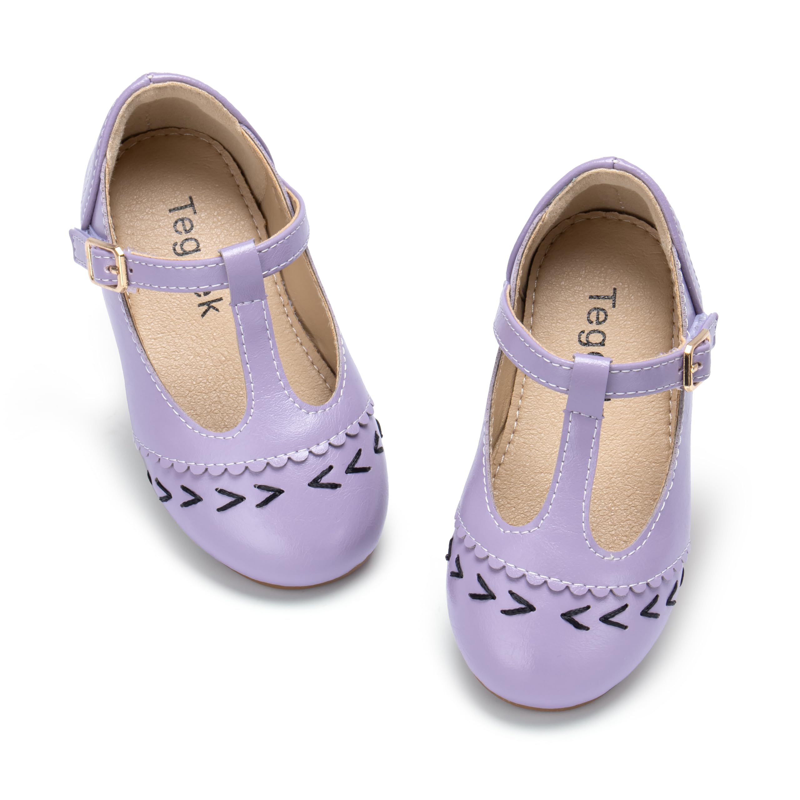 Tegeek Girls Toddler/Little Kid Mary Jane Flats