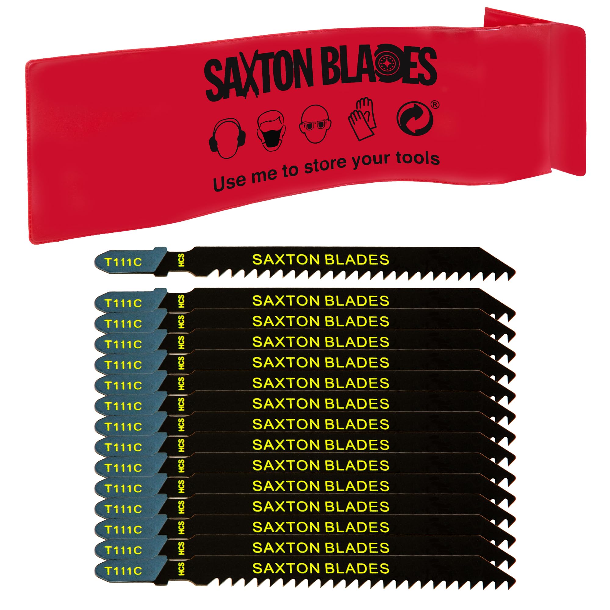 15 x Saxton Jigsaw Blades Wood T111C fit Bosch, Dewalt, Hitachi, Makita, Festool etc