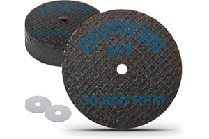 Gyros HT 11-32208/12 Fiberglass Reinforced Cut Off Wheel, 2-Inch Diameter, 12-Pack by Gyros