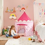 SONGMICS Princess Castle Play Tent Girls Kids Indoor Outdoor Teepee LPT01PK view 3