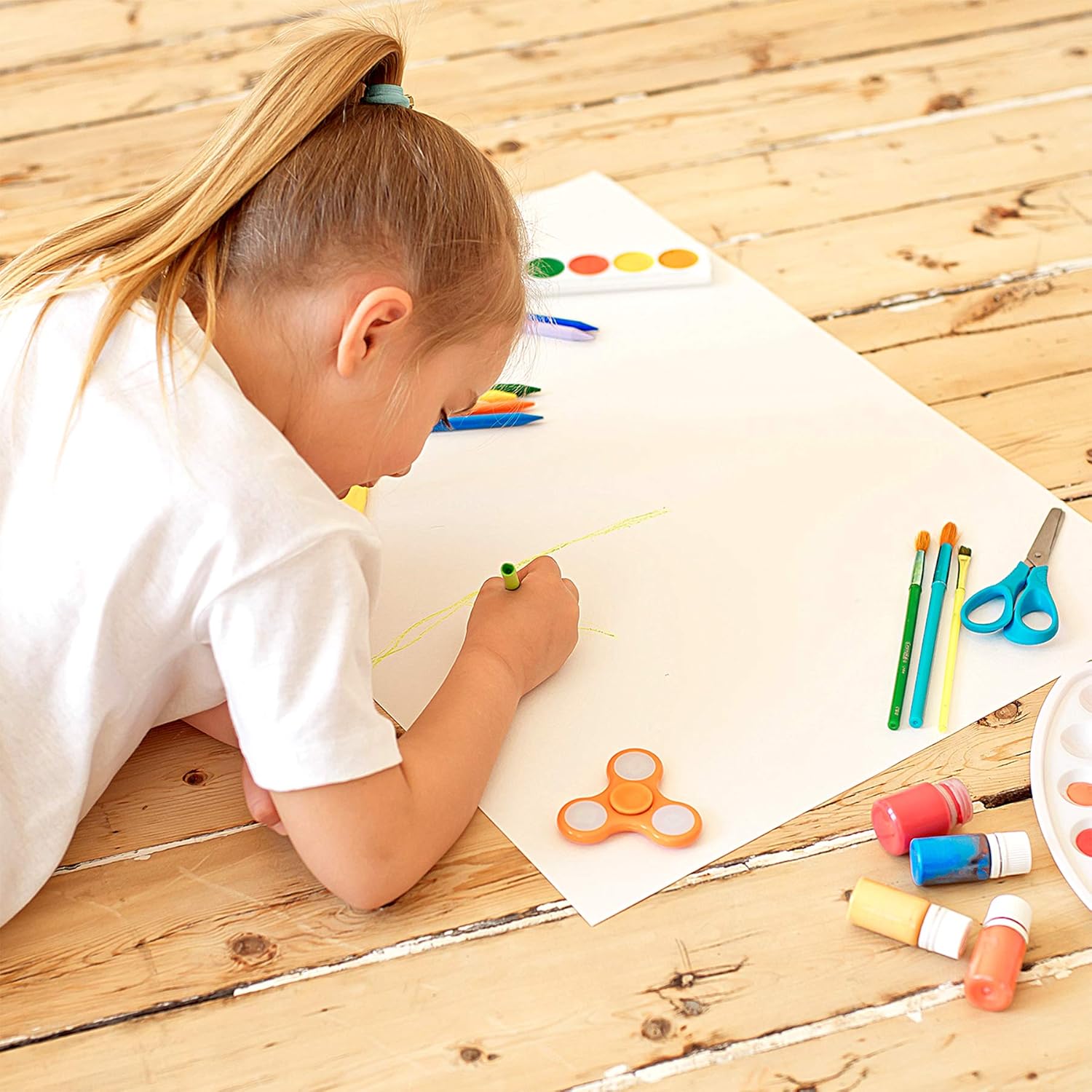 Joyooss Easel Paper Roll, 17 inches by 82 feet, Art and Craft Paper, Painting Paper for Kids - 2 Pack: Toys & Games