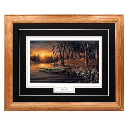 Amazon Com Simple Pleasure Jim Hansel Sunset Cabin Dock And