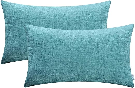 Amazon Com Calitime Pack Of 2 Cozy Bolster Pillow Covers Cases