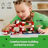 LEGO Minecraft The Mooshroom House 21270 Steve Figure Mobs Crafting Table Farm view 2