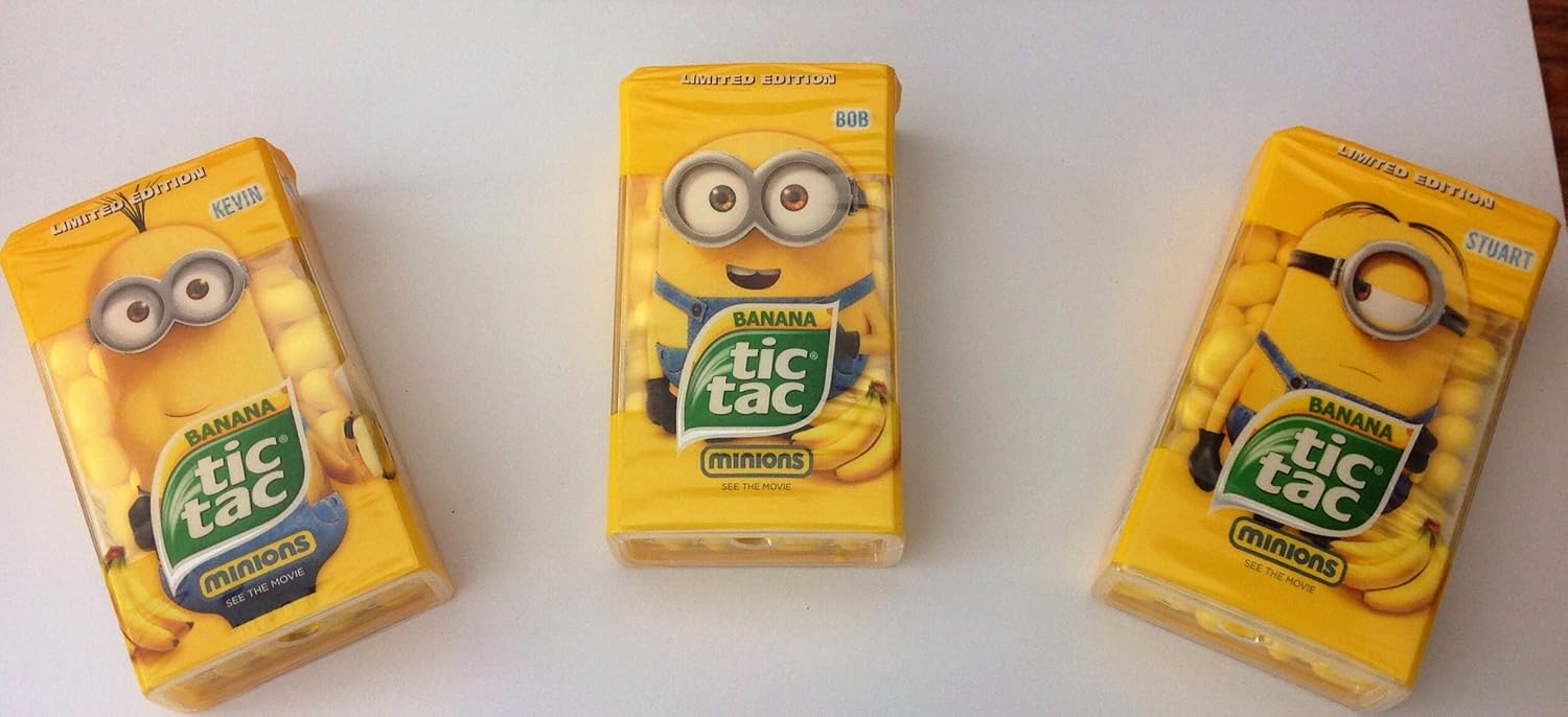 MINION TIC TACS UK LIMITED EDITION BANANA FLAVOUR Amazon.co.uk Toys