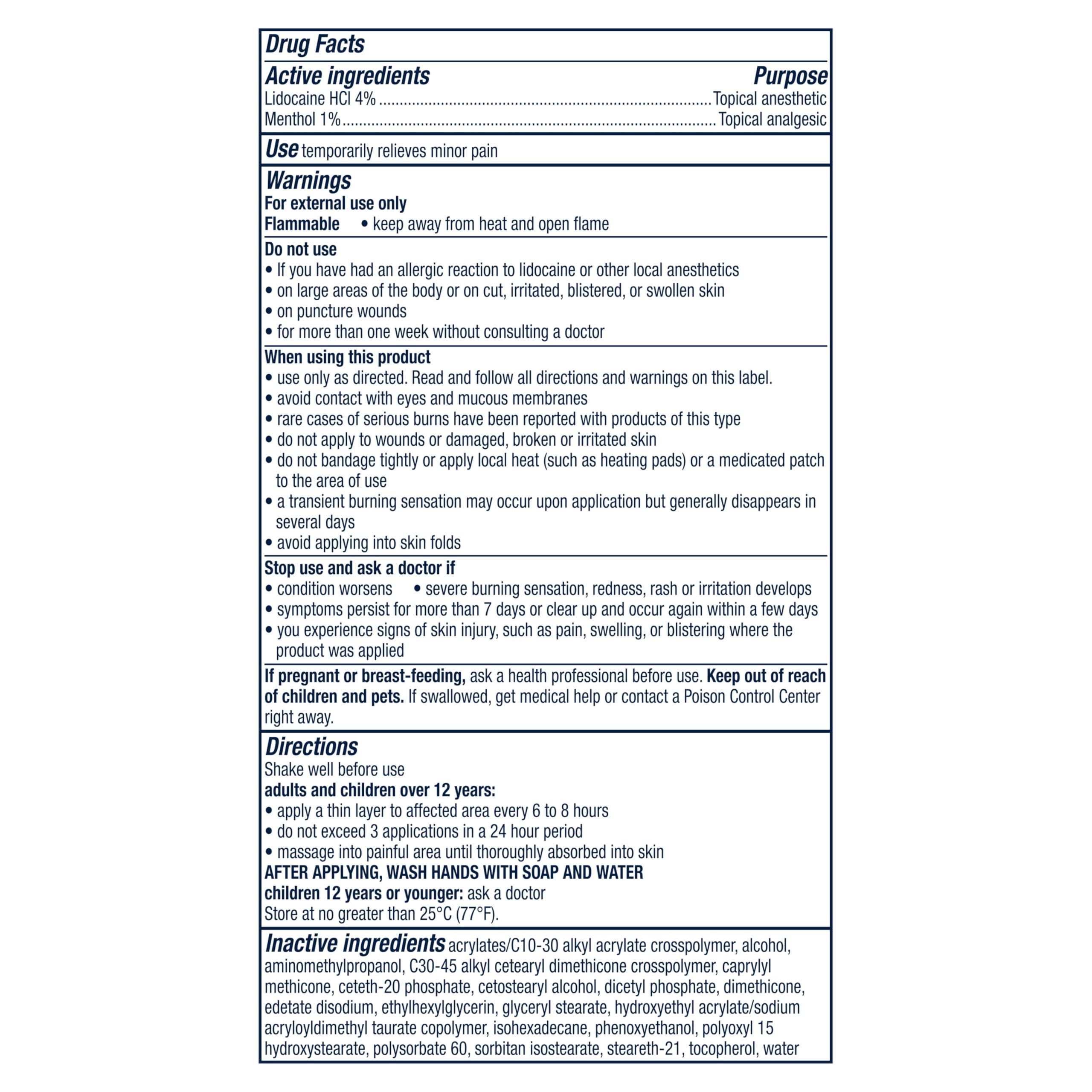 Nervive Pain Relieving Roll On, Lidocaine Roll On, Nervive Pain Relief, Lidocaine Topical, Foot Pain, Leg Pain, Hand Pain, Max Strength Formula, 2.5oz