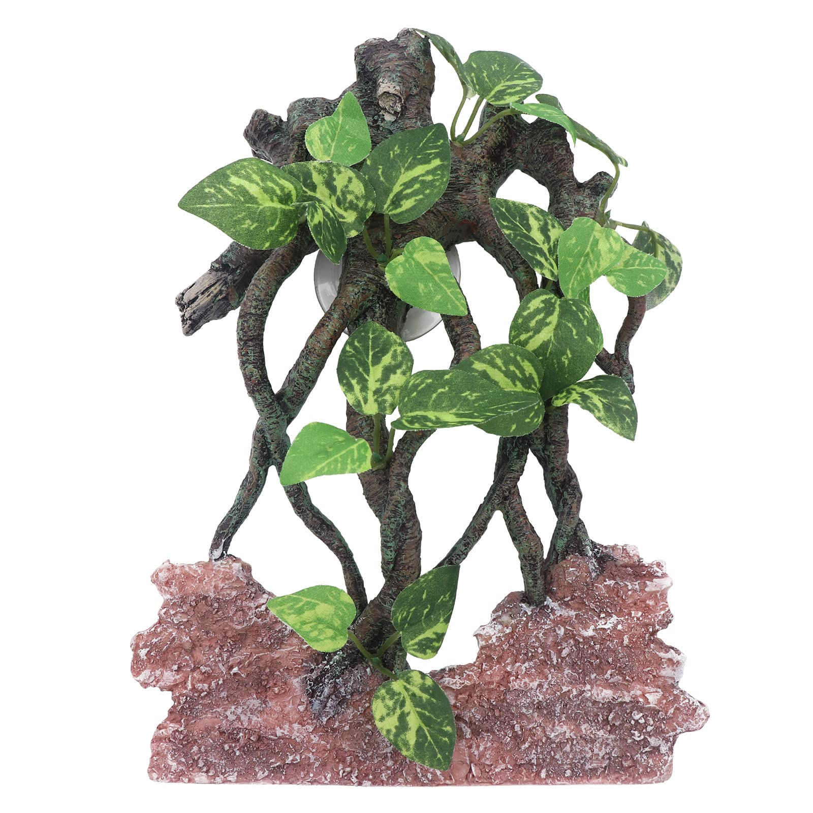 Photo 1 of AQUA KT Reptile Climb Tree Branch Rock Background Decoration with Suction Cup for Terrarium Amphibian Lizard Snake