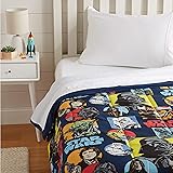 Amazon Basics Star Wars Galactic Grid Comforter, Twin