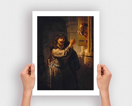 Monsterartstore Samson Threatening His Father In Law Rembrandt