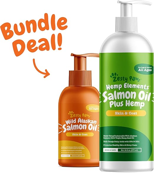 zesty paws pure wild alaskan salmon oil for dogs