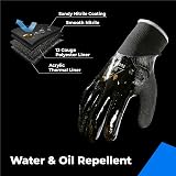 toolant Waterproof Gloves Nitrile Dipped Grip Winter Medium view 3