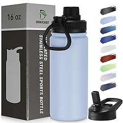 DOMICARE 16 oz Kids Water Bottle for School