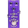 Fuzz Pedal, Horse Electric Guitar Effects Pedals Mini Single Type DC 9V True Bypass (Light Purple)