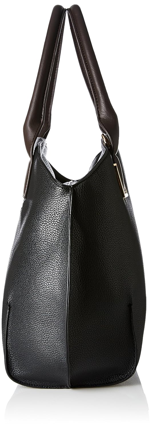 caprese kylie women's satchel (black)