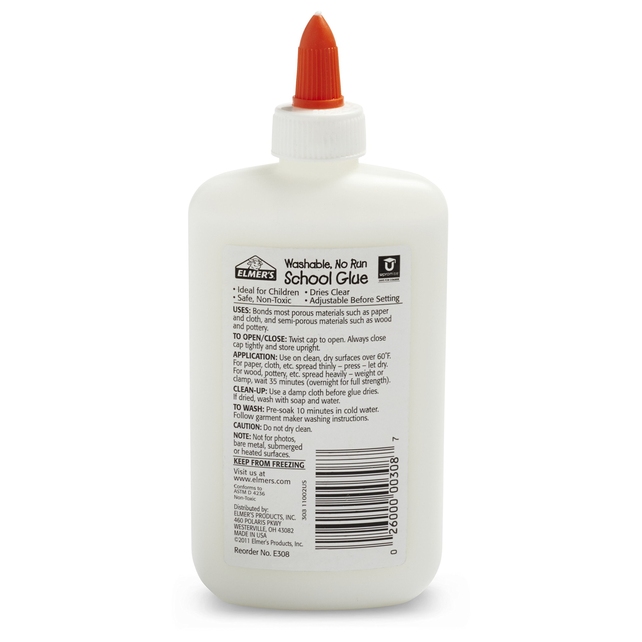 Elmer's Liquid School Glue, White, Washable, 7.625 Ounces, 3 Count Slime Kit