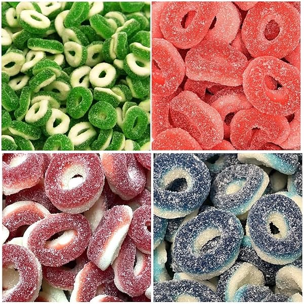 Amazon.com : Watermelon Rings Gummy Candies by Coastal Bay