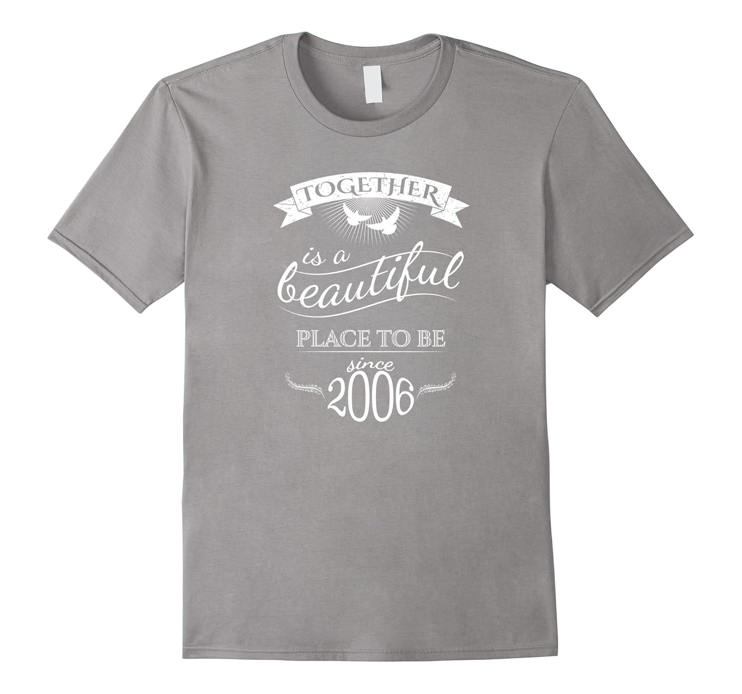 11th Wedding Anniversary T-Shirt Funny For Married In 2006 H-Rose