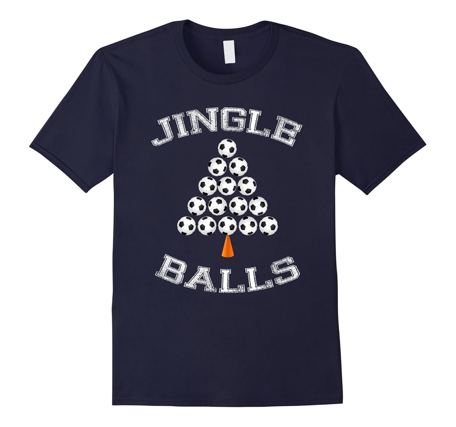 Christmas Soccer TShirt: Jingle Balls Tee-ANZ