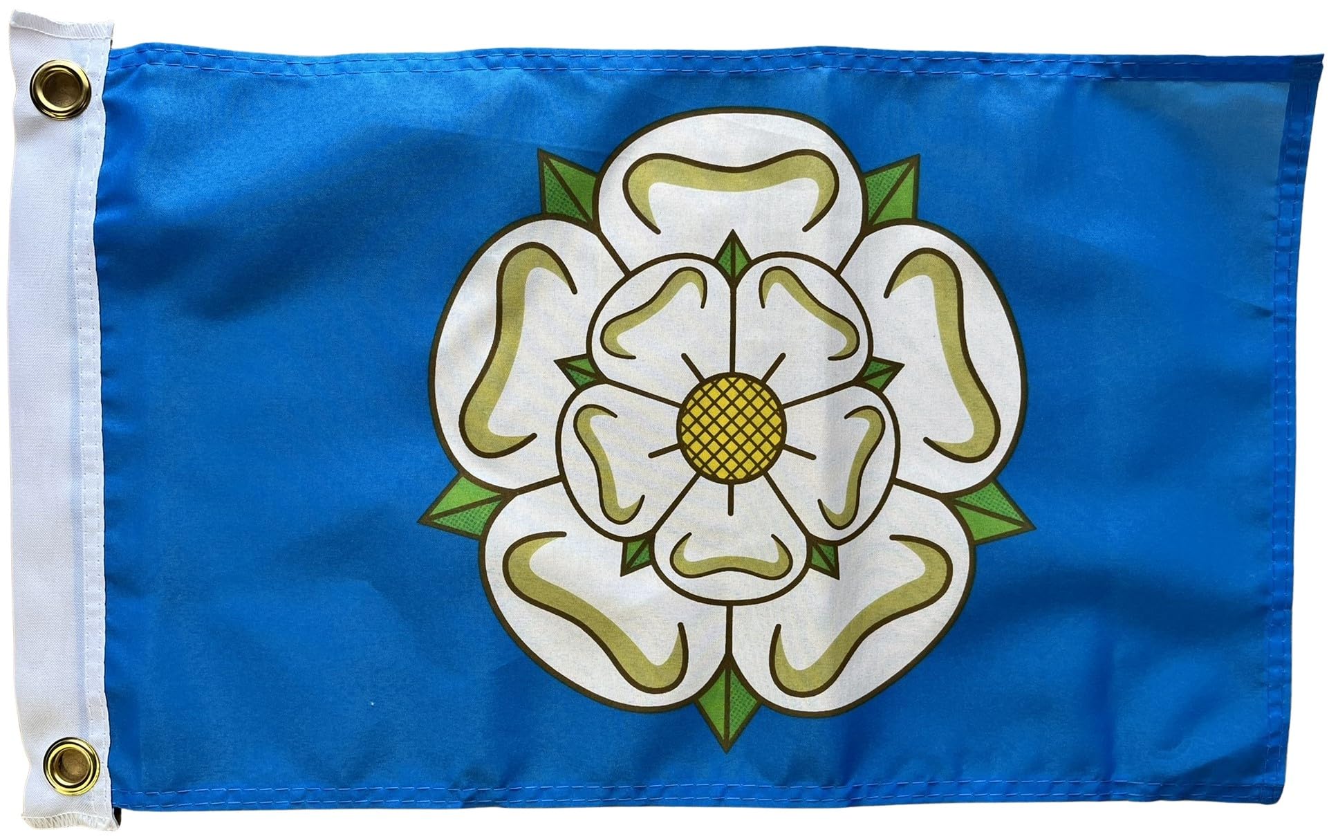 NWFlags Yorkshire Flag 17" x 11" 75d Premium Polyester | Polyester 1.5x1 foot material flag with 2 Eyelets