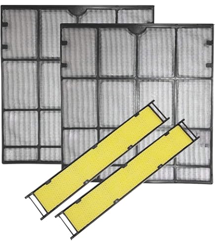 LRFDRESS Ersatzteile des Hepa-Filters des Luftreinigers für Daikin KAFP080A4 KAFP080B4 MC50 MC40 Serie MH55 234 x 234 x 45 mm
