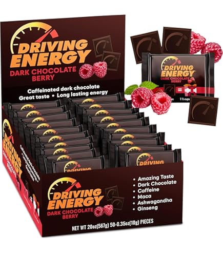Amazon.com: Driving Energy – Caffeinated Chocolate Energy Boost